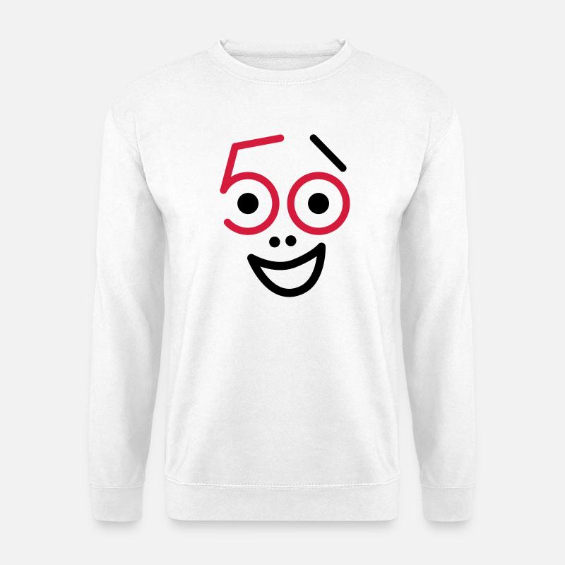 50 years old and still fresh! - Unisex Sweatshirt - white