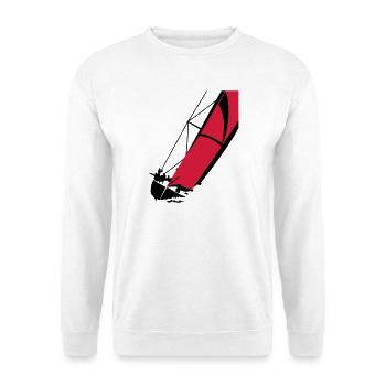 Yacht - Sweat-shirt Unisexe - blanc - Devant