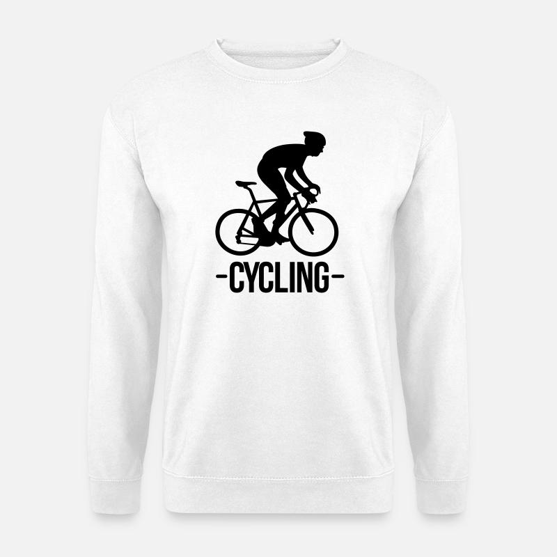 Radfahren - Unisex Pullover - Weiß