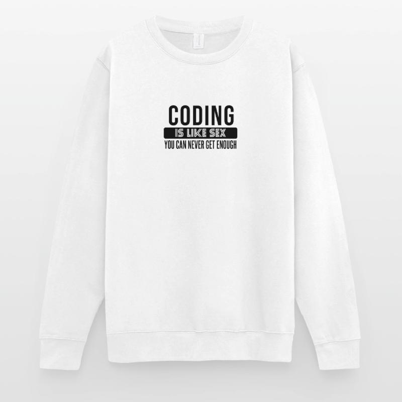 Déclaration de codage – Conception provocatrice du développeur Sweat-shirt Unisexe