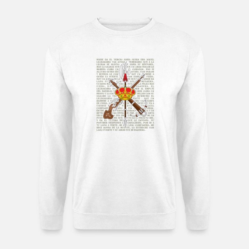 Der Freund des Todes - Unisex Pullover - Weiß