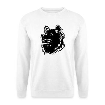 Samoyed Head - Unisex Sweatshirt - white - Front