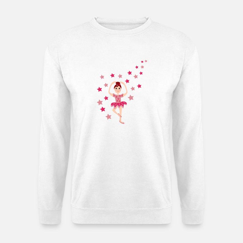 Klassische Tänzerin - Unisex Pullover - Weiß