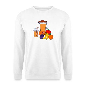 Blender for smoothie and blender - Unisex Sweatshirt - white - Front