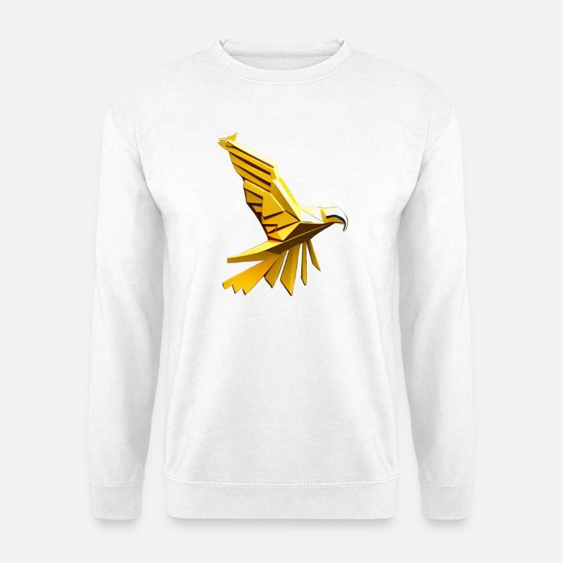 Golden Eagle - Unisex Pullover - Weiß