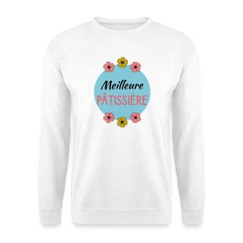 MAMAN. FÊTE DES MÈRES. BONNE FÊTE MAMAN. JE T'AIME - Sweat-shirt Unisexe - blanc - Devant