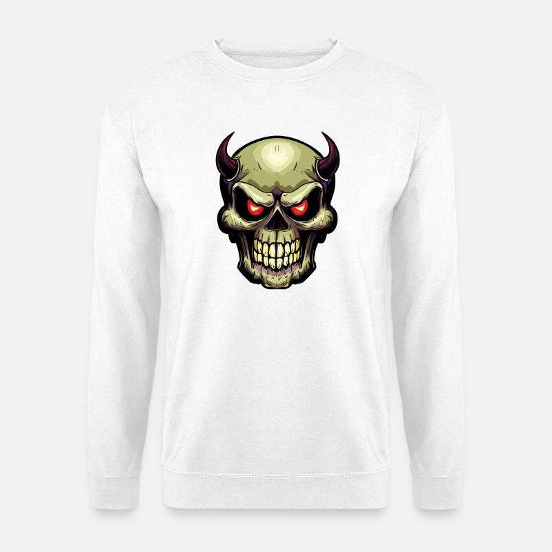 Skull - Unisex Sweatshirt - white