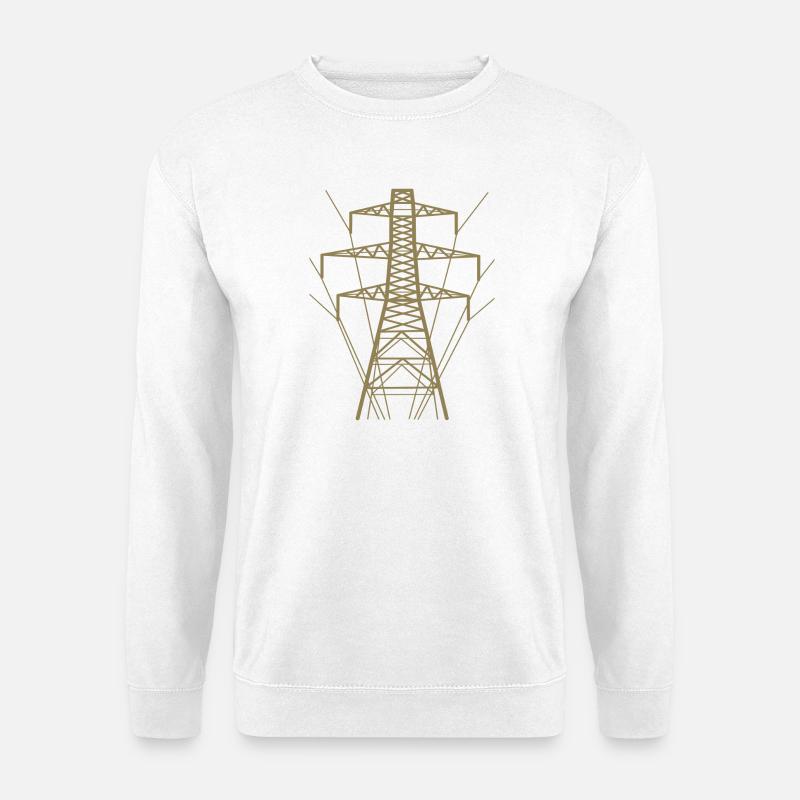 pole silhouette - Unisex Sweatshirt - white