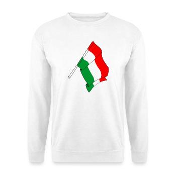 drapeau Hongrie - Sweat-shirt Unisexe - blanc - Devant