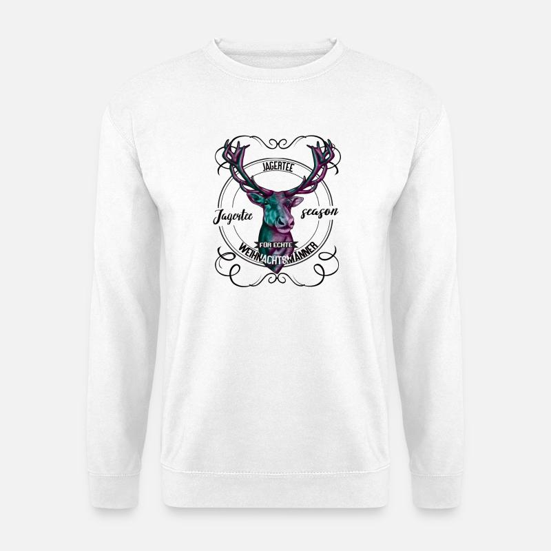Jägerzeit Jaggertee – Für echte Weihnachtsmänner - Unisex Pullover - Weiß