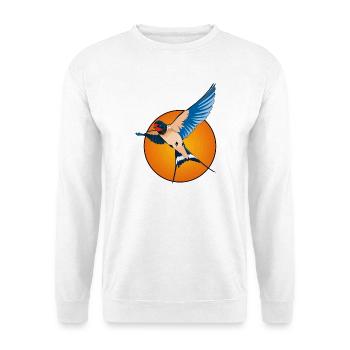 Swallows 2 - Unisex Sweatshirt - white - Front