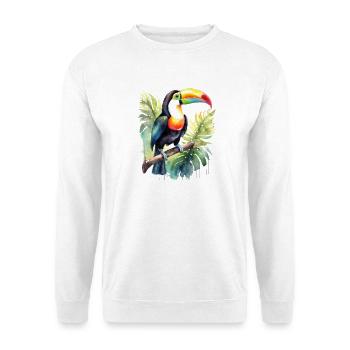 Toucan Watercolor - Unisex Sweatshirt - white - Front