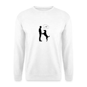 Hundefreund - Unisex Pullover - Weiß - Vorne