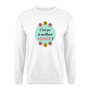 MAMIE - Sweat-shirt Unisexe - blanc - Devant