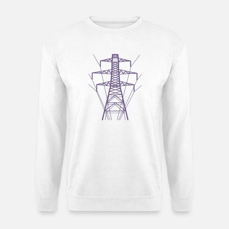 Pole Silhouette - Unisex Sweatshirt - white