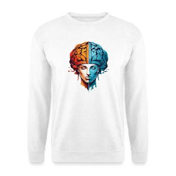 Women Thinking - Unisex Sweatshirt - white - Front