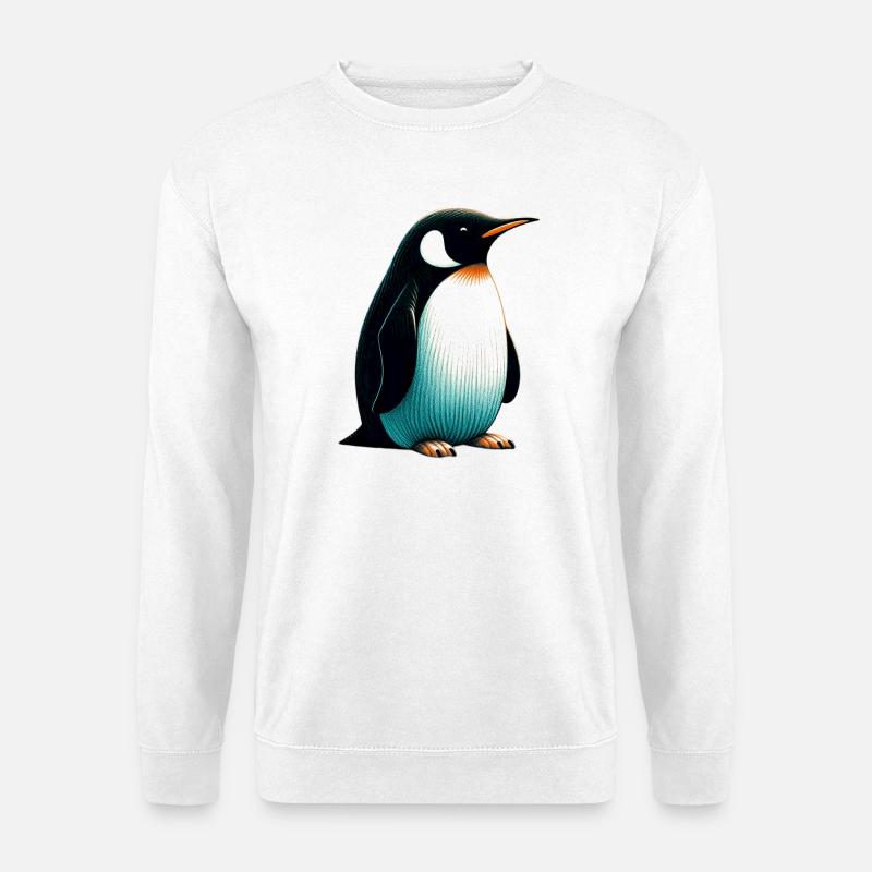 Penguin - Unisex Sweatshirt - white