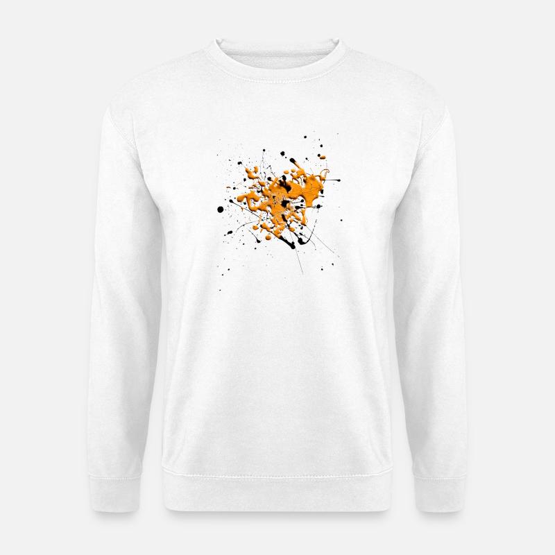 Orange.Splash - Unisex Sweatshirt - white