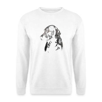 Labrador - Sweat-shirt Unisexe - blanc - Devant