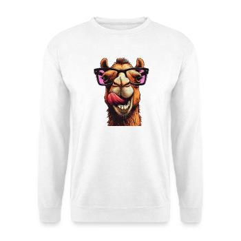 Chameau - Sweat-shirt Unisexe - blanc - Devant