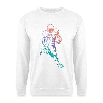 Footballer - Unisex Pullover - Weiß - Vorne