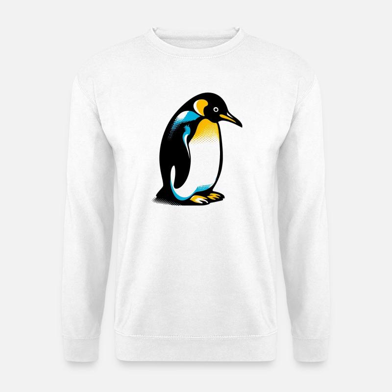 Pinguin - Unisex Pullover - Weiß