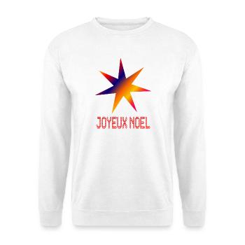 CHRISTMAS. MERRY CHRISTMAS. MERRY CHRISTMAS. SANTA CLAUS - Unisex Sweatshirt - white - Front