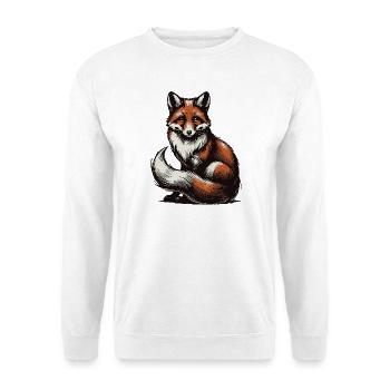 Fuchs - Unisex Pullover - Weiß - Vorne