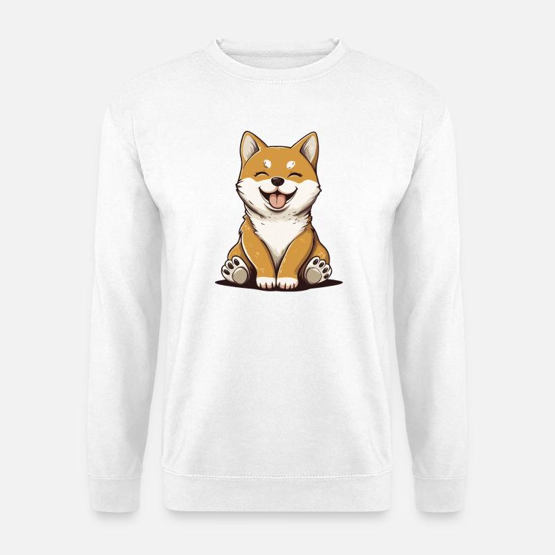 Shiba Inu - Unisex Pullover - Weiß