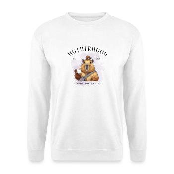 Capymama Mode Activated – Motherhood 2025 - Unisex Sweatshirt - white - Front