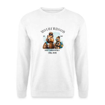 Chill Mom 2026 – Ne Pas Toucher à une Chill Mom - Sweat-shirt Unisexe - blanc - Devant
