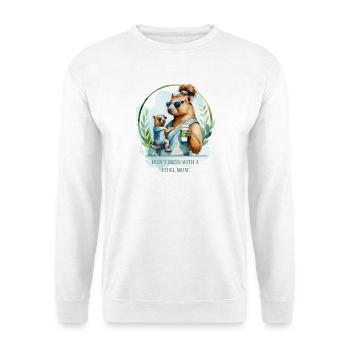 Chill Mom 2026 – Ne Pas Toucher à une Chill Mom - Sweat-shirt Unisexe - blanc - Devant