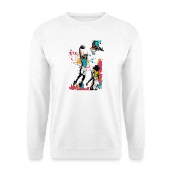 Basket-ball - Sweat-shirt Unisexe - blanc - Devant