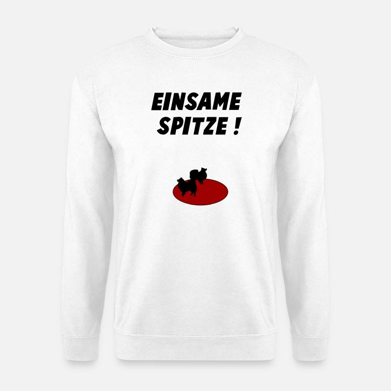 Einsame Spitze - Unisex Pullover - Weiß