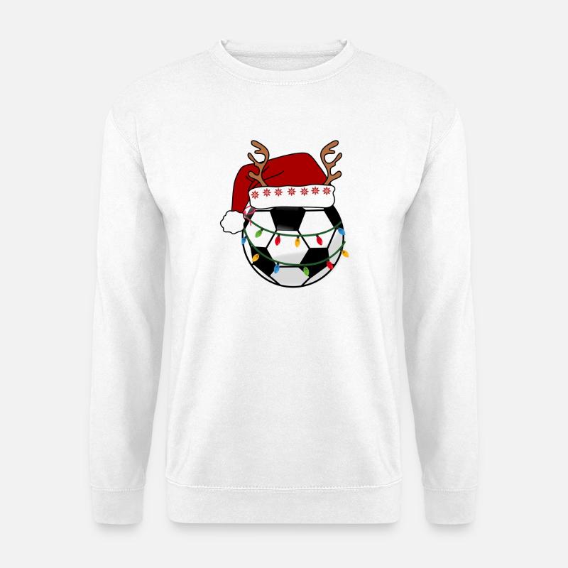 Fußball-Weihnachten - Unisex Pullover - Weiß