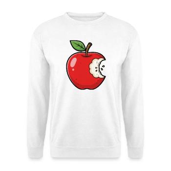 Appel_hap_eruit - Unisex Pullover - Weiß - Vorne