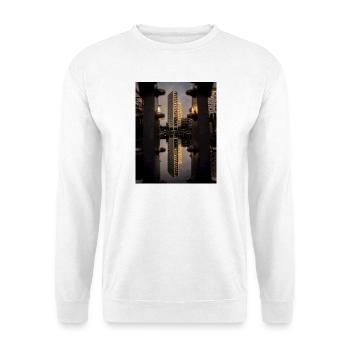 Gefangen zwischen den Schrauben - Unisex Pullover - Weiß - Vorne