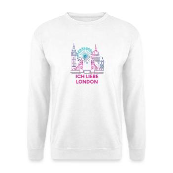Neon London Declaration of Love - Unisex Sweatshirt - white - Front