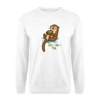 Otter tee Duo Du & Ich - Unisex Pullover - Weiß - Vorne