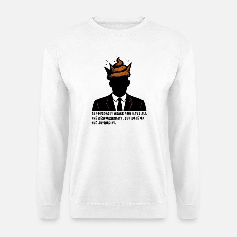 Leadershit Principles - Unisex Sweatshirt - white