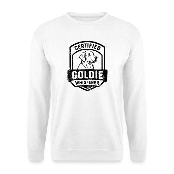 Golden Retriever Hoodie for Breeders and Dog Fans - Unisex Sweatshirt - white - Front