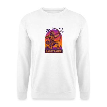 Signe astrologique du Sagittaire - Astrologie - Sweat-shirt Unisexe - blanc - Devant