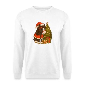 pony_weihnachten - Unisex Pullover - Weiß - Vorne