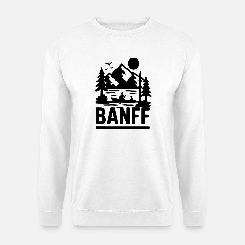 banff national park - Unisex Pullover - Weiß