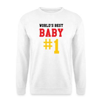 Best Baby - Birth - Child - Unisex Sweatshirt - white - Front