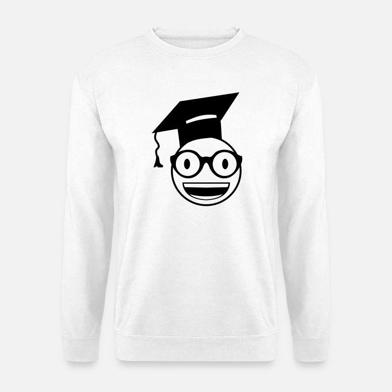 Nerd Student - Unisex Pullover - Weiß