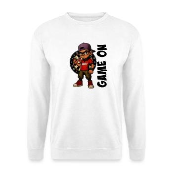 Fléchettes, fléchettes, joueur de fléchettes - Sweat-shirt Unisexe - blanc - Devant