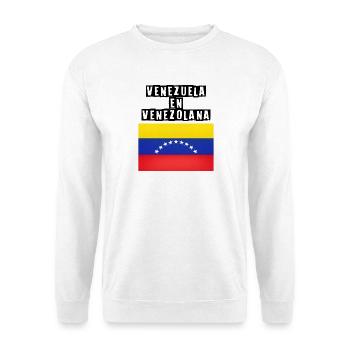 Venezuela Flag Arc of Stars - Unisex Sweatshirt - white - Front