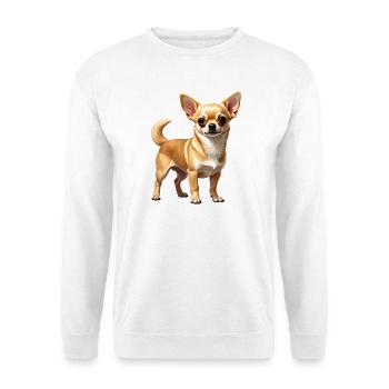 Fawn Chihuahua - Unisex Pullover - Weiß - Vorne
