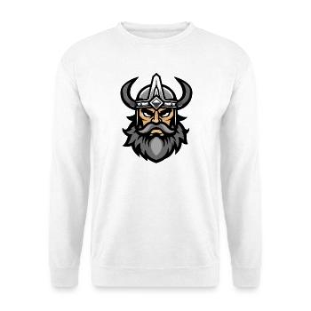 Viking Head Valhalla - Unisex Sweatshirt - white - Front